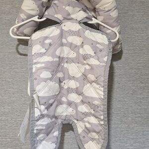 Cloud Print Baby Snowsuit